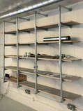 Interclamp built shelving
